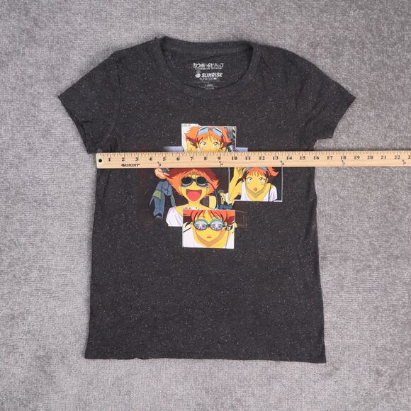 Cowboy Bebop Anime Sunrise Funimation XS Gray Short Sleeve T-Shirt - Picture 4 of 10